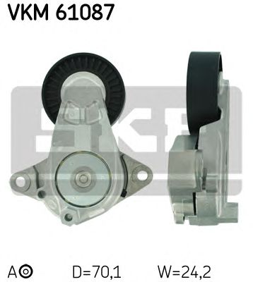 VKM 61087 SKF Натягувач поліклинового ременя1